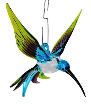Hängevogel, Kolibri (blau-lila-grün)